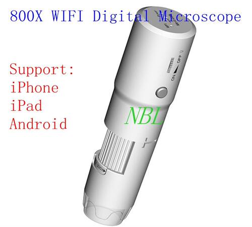 800X Digital WIFI Microscope 25X-800X Wifi Magnifier 8*LED I