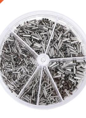 1900 Pcs Copper Crimp Wire Linker Cord End Terminals Electri