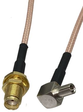 RG316 Cable SMA Female Buklhead Jack to TS9 Male Plug Rig