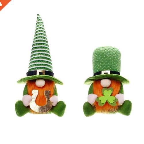 Patrick	s Day Gnome Plush Elf Decorations Scandinavia