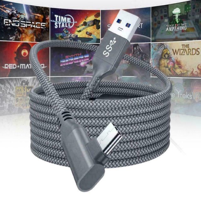 New For Oculus Quest 2 Link Cable 5M USB 3.0 Quick Charge Ca