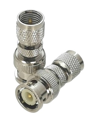 Mini UHF MiniUHF Male Plug to BNC Male plug RF Adapter Conne