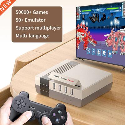 Super Console X Cube TV Game Console for PSP/PS1/N64/DC with