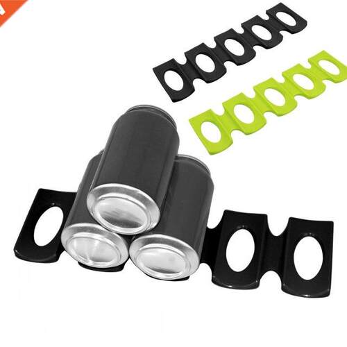 Beer Can Anti-skid Holder Silicone Stacker Cans Frid Mat B