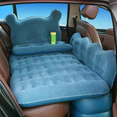 Car Inflatable Bed PVC Flocking Air Inflatable Bed Sleeping