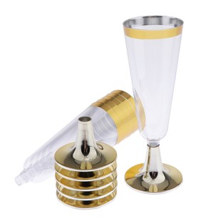 Durable Plastic Champagne Flutes Tumblers Water Glasses For