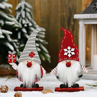 Christmas Wooden Table Ornat Merry Christmas Decoration for