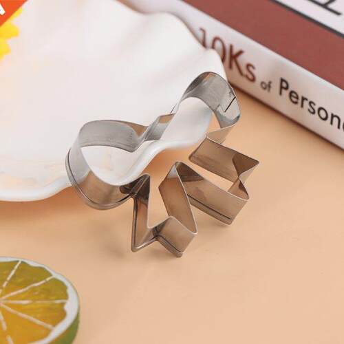 Bow Pastry Cake Cookie Cutter Fondant Decorating Tool Mold S