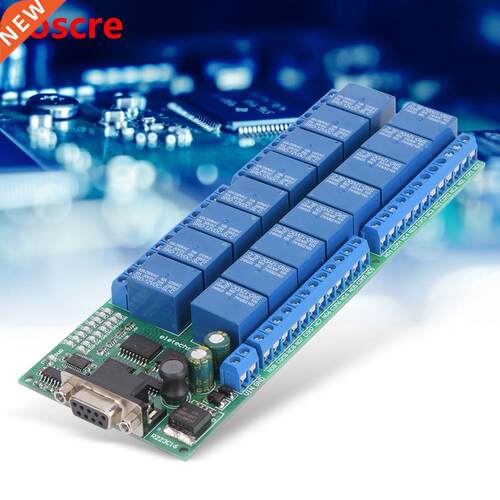 R22C16 16-Channel Relay Board RS22 DB9 Relay Module Female