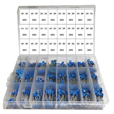 700Pcs/Lot 1000V Ceramic Capacitors 24 Value Assortment Kit
