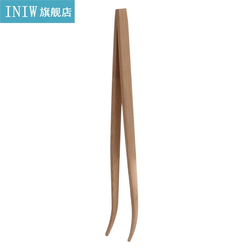 Angled Reptile Feeding Tongs Tweezers 28cm Bamboo Eco-Friend