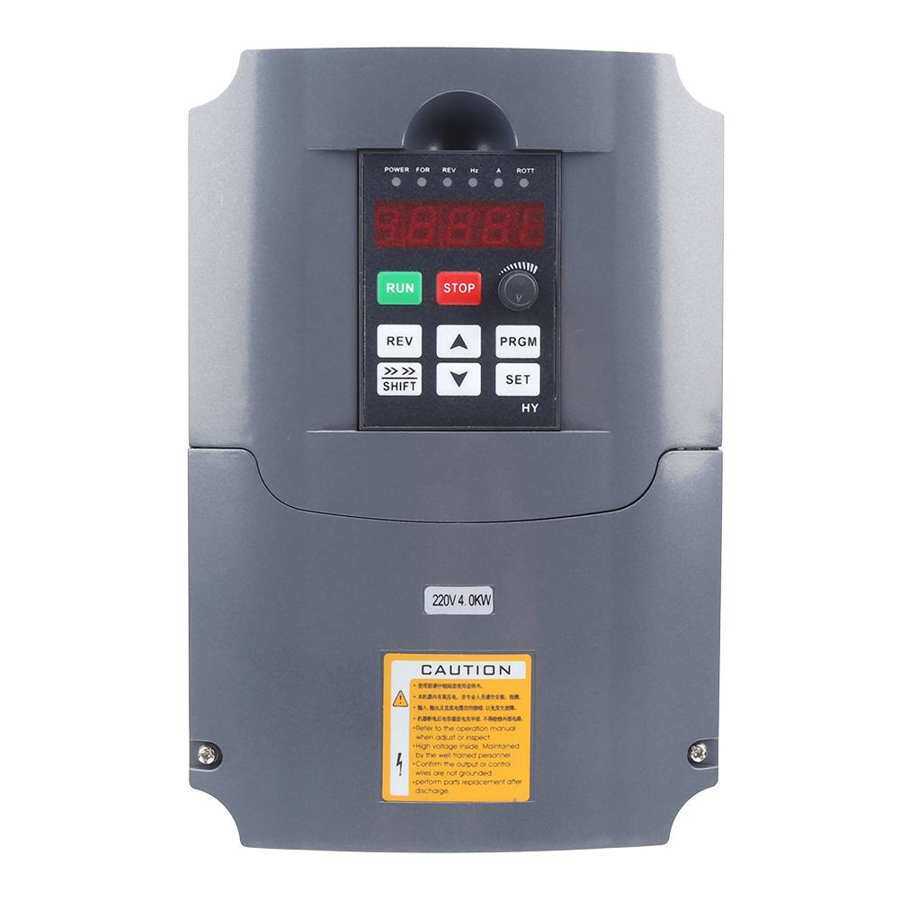4.0KW VFD Inverter Frequency Converter Variable Drive Motor - 实物图