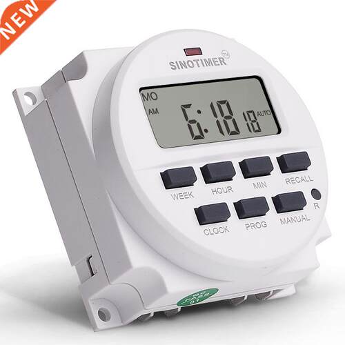BIG LCD 1.6 Inch Digital 220V 230V AC 7 Days Programmable Ti