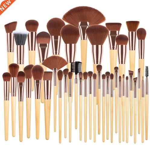 5-40pcs Makeup Brushes Set Soft Hair Kabuki Blending Brushes
