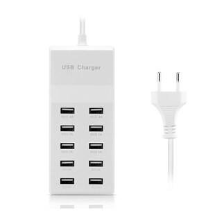 EU Plug Wall USB Charger Dock Fast Charging Extension Power