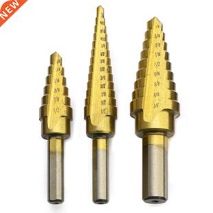 3PCS speed steel Spral Stepped Drll Set For Practcal Tta