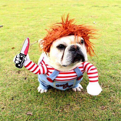 Pet Dog Funny Clothes Dogs Cosplay Costume Halloween Christm