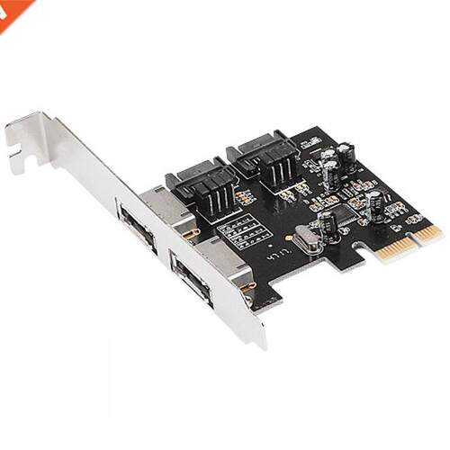Desktop Computer PCI-E X1 to SATA3.0 Adapter PCI Express Ris