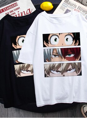 My Hero Academia Funny Cartoon T Shirt Men Boku No Hero Acad