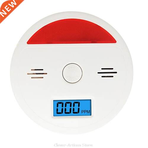 LCD CO Sensor Built-in 85dB Siren Sound Carbon Monoxide Poi
