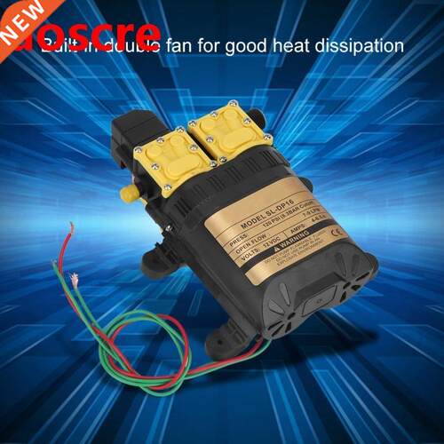 12V Double Head Diaphragm Water Pump Electric Water Sprayer