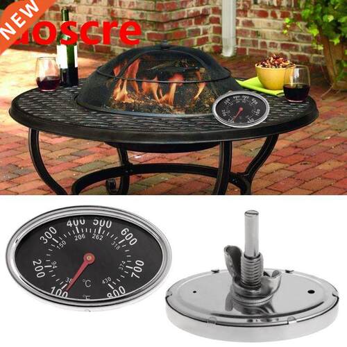 800℉ Oval BBQ Pit Smoker Grill Thermometer Dial Temperature