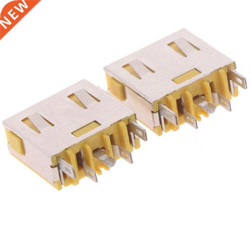 2pcs Yellow Laptop DC Power Jack Socket Connector For Lenovo
