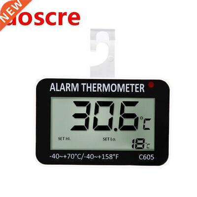 Hanging Magnetic Digital Alarm Thermometer for Fridge Freeze