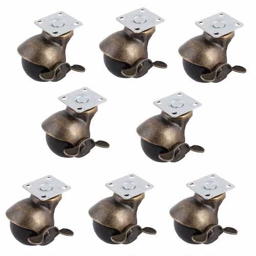 40mm 1.5-inch Wheel 360 Degree Swivel Plate Hooded Ball Shap