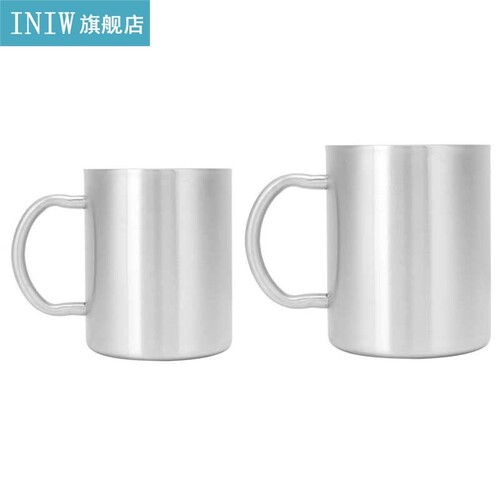 Drink Cup Insulation Cup Beer Cup Polished Coffee Mug 2 Laye