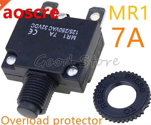 1pcs thermal switch circuit breaker overload protector MR1 7