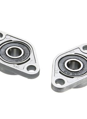 2Pcs KFL08 Pillow Block Beings 8mm Bore Diameter Rhombic P