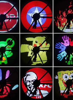 128 LEDs Bike Light Wireless Bicycle Spokes Lights Color Cha