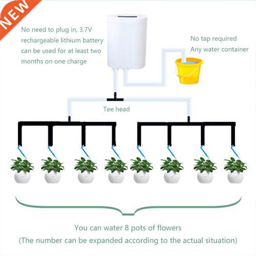8/4/2 Head Automatic Watering Pump Controller Flowers Plants