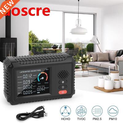 Formaldehyde Detector Air Quality Monitor Indoor Portable Di