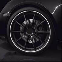 chrome strip 8M/Roll Car Styling Wheel Rims Protector Decor