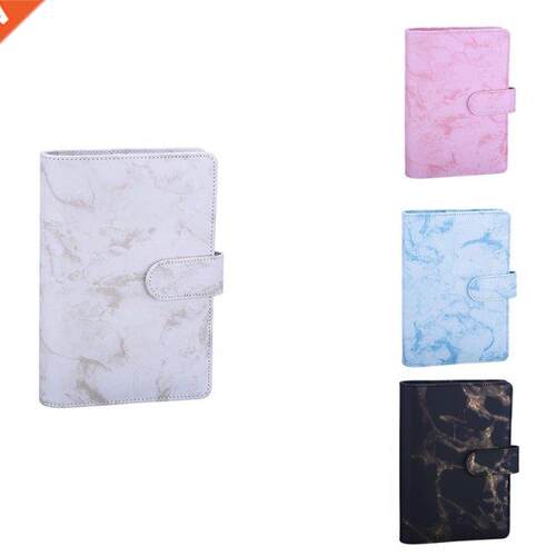 A6 PU Notebook Binder Refillable 6-Ring Budt Binder,Suitab