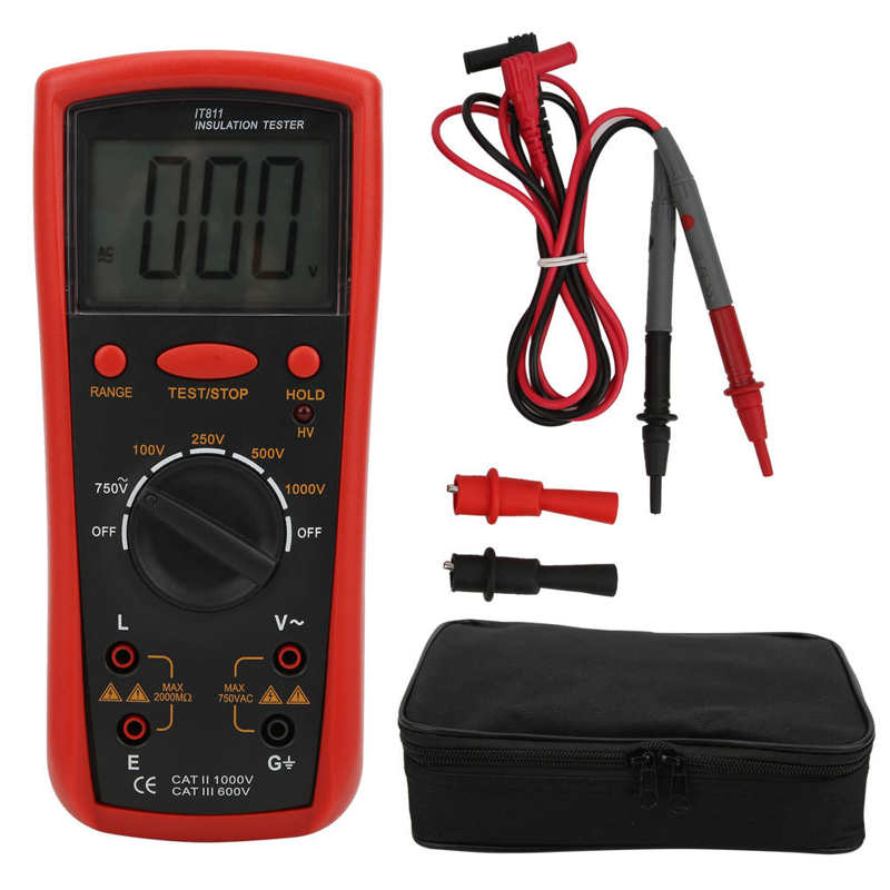 IT811 Insulation Resistance Meter with LCD Display Digital M