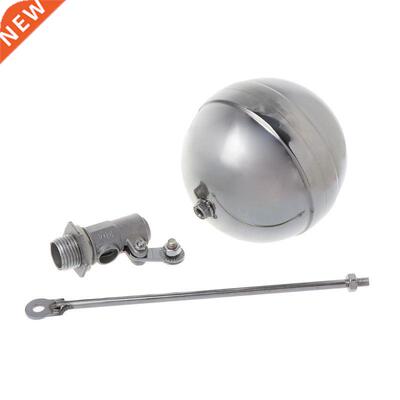 DN15 Male Thread Water Tank Ball Stainless Steel Flow Contro
