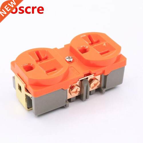 pieces x hifi US C Power Receptcle Wll Outlet Red Copper