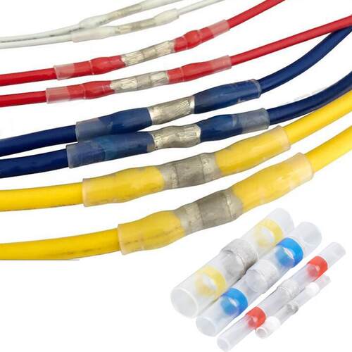 100pcs Heat Shrink Soldering Terminals Waterproof Wire Insul