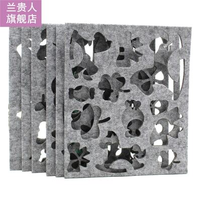 6pcs Wool Felt Mold Needle Felting  Craft Stencil Appliqu