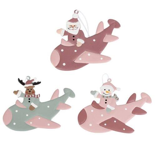 1pcs 2022 New Year Christmas Iron Decoration Small Pendant E