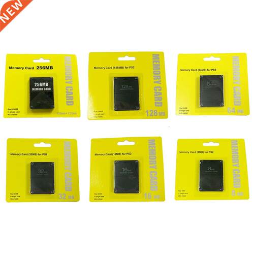 For PS2 6MB/32MB/64MB/128MB/256MB Memory Card Memory Expansi
