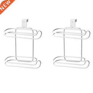 2Pcs Bathroom Toilet Roll Paper Holder Hanging Organizer 2 L