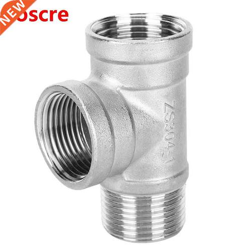 T-Shaped Tee Connector Coupling 3-Way G1in 304 Stainless St