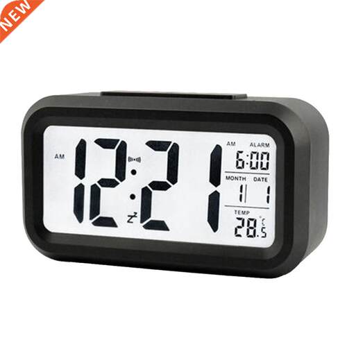 Electric Desktop Table Clock Electronic Alarm Digital Big LE