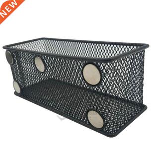 Iron Grid Fridge Magnetic Whiteboard Pen Holder Square Stora