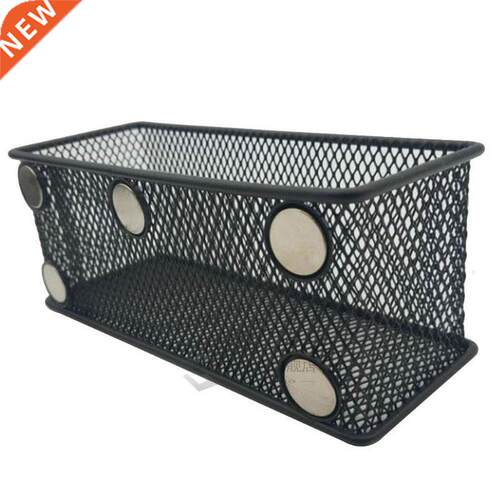 Iron Grid Fridge Magnetic Whiteboard Pen Holder Square Stora