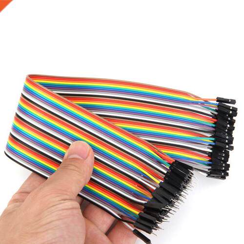40Pcs 30cm Male To Fale Cable Line Jumper Connector Breadb